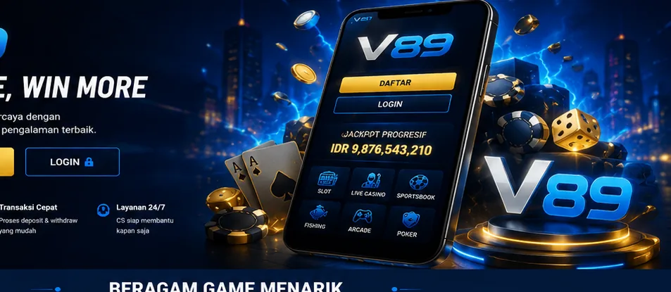 Tampilan V89 pada perangkat mobile